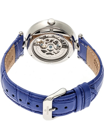 Empress Automatikuhr "Stella" in Blau/ Silber/ Weiß