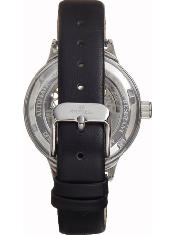 Empress Automatisch horloge "Alice" zwart/zilverkleurig/wit