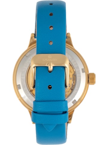 Empress Automatikuhr "Alice" in Blau/ Gold/ Beige