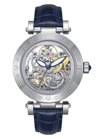 Empress Zegarek automatyczny "Theodora" w kolorze srebrno-granatowym