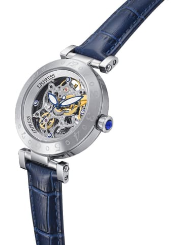 Empress Automatikuhr ''Theodora'' in Dunkelblau/ Silber