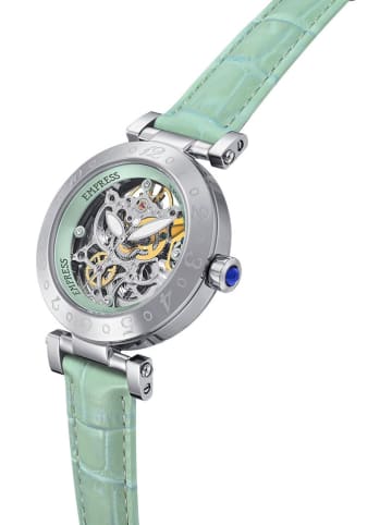 Empress Automatikuhr ''Theodora'' in Mint/ Silber