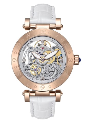 Empress Zegarek automatyczny "Theodora" w kolorze różowozłoto-białym