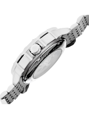 Heritor Zegarek automatyczny "Conrad" w kolorze srebrno-czarnym