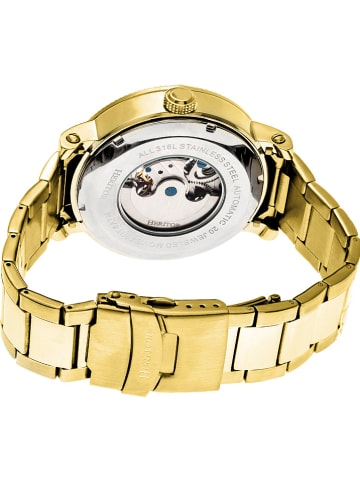 Heritor Automatisch horloge "Aries" goudkleurig/wit