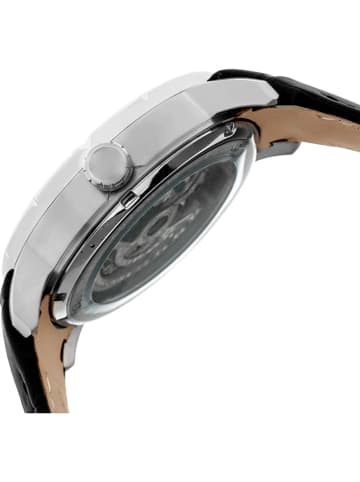 Heritor Automatisch horloge "Ryder" zilverkleurig/zwart