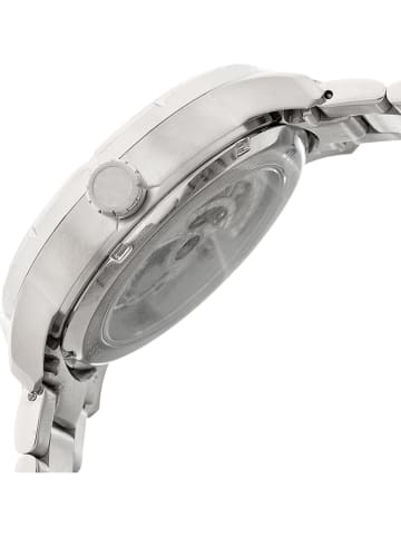 Heritor Automatikuhr "Ryder" in Silber/ Weiß