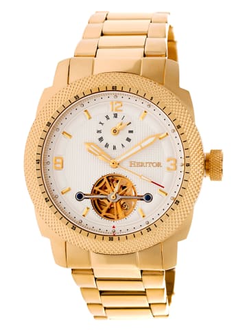 Heritor Zegarek automatyczny "Helmsley" w kolorze złoto-białym