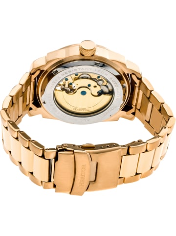 Heritor Automatikuhr "Helmsley" in Gold/ Weiß
