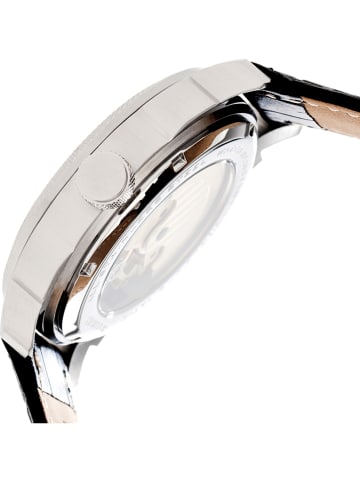 Heritor Automatisch horloge "Helmsley" zwart/zilverkleurig/wit