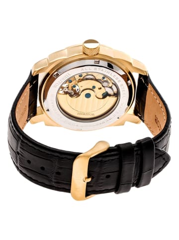 Heritor Automatisch horloge "Helmsley" zwart/goudkleurig