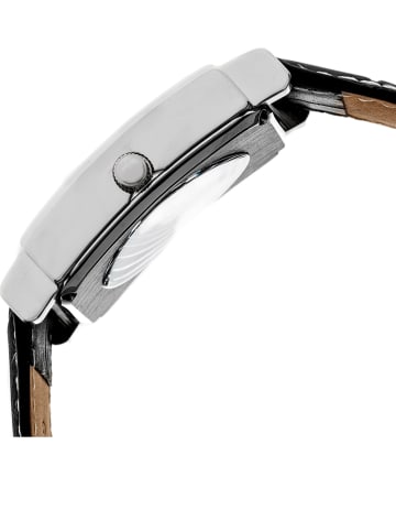 Heritor Zegarek automatyczny "Frederick" w kolorze srebrno-czarnym