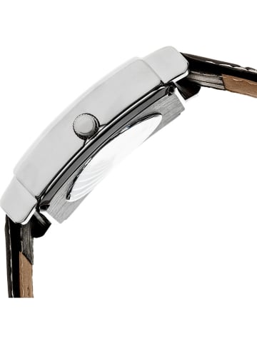 Heritor Automatisch horloge "Frederick" zilverkleurig/zwart