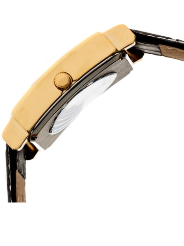 Heritor Automatikuhr "Frederick" in Schwarz/ Gold