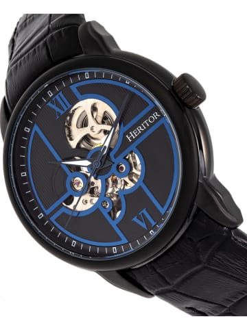 Heritor Automatikuhr "Sanford" in Schwarz
