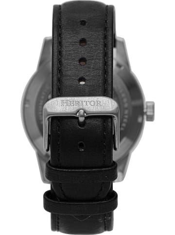 Heritor Automatikuhr "Jonas" in Schwarz/ Silber