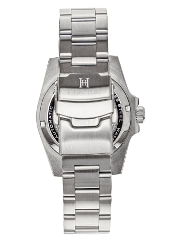 Heritor Automatikuhr "Luciano" in Silber/ Schwarz