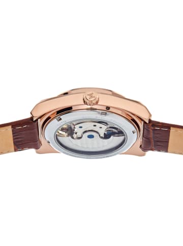 Heritor Automatikuhr "Daxton" in Roségold/ Braun