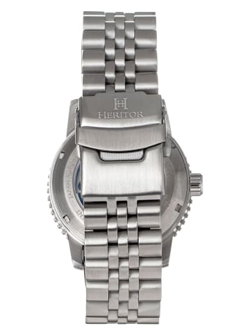 Heritor Automatisch horloge "Hurst" zilverkleurig/zwart