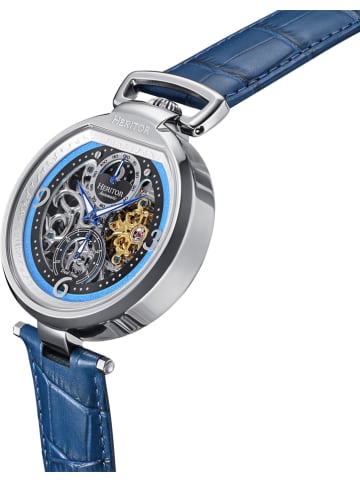 Heritor Automatikuhr "Lincoln" in Blau