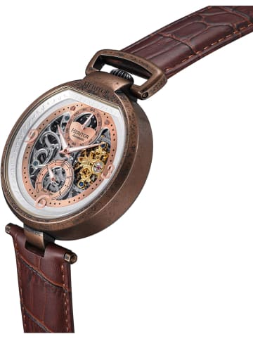 Heritor Automatisch horloge "Lincoln" bruin