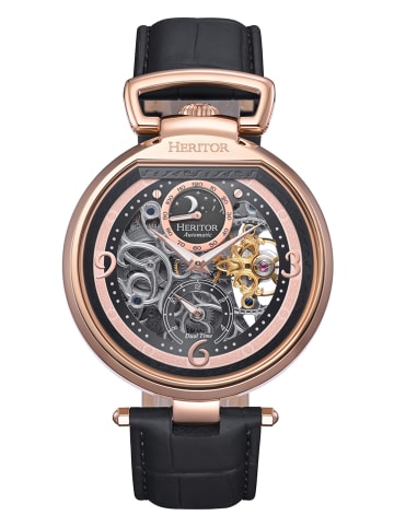 Heritor Automatikuhr "Lincoln" in Schwarz