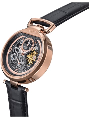 Heritor Automatisch horloge "Lincoln" zwart