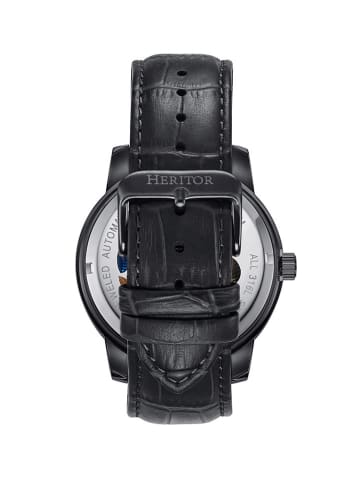 Heritor Quarzuhr "Emmanuel" in Schwarz/ Bunt