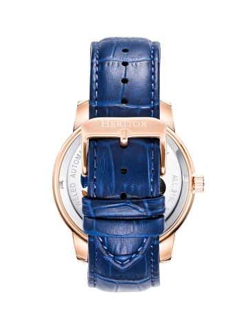 Heritor Quarzuhr "Emmanuel" in Blau/ Gold/ Bunt