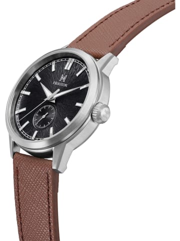 Heritor Zegarek automatyczny "Argento" w kolorze jasnobrązowym