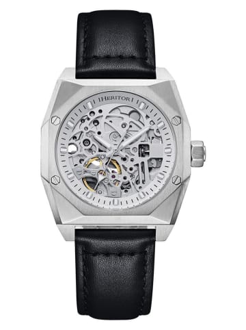 Heritor Automatische horloge "Elliott" zwart/zilverkleurig