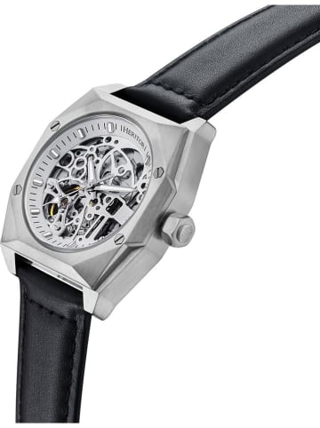 Heritor Zegarek automatyczny "Elliott" w kolorze srebrno-czarnym