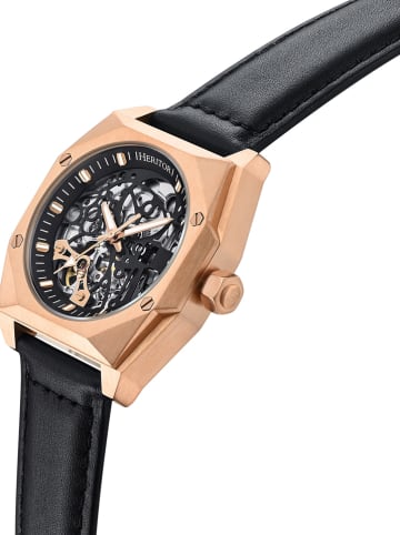 Heritor Automatikuhr "Elliott" in Schwarz