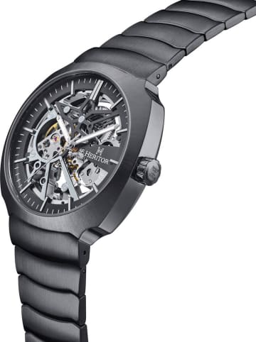 Heritor Zegarek automatyczny "Magnus" w kolorze czarnym