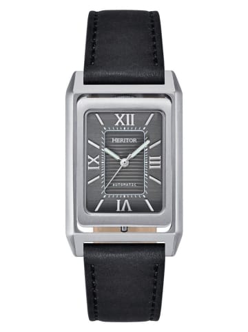Heritor Automatikuhr ''Esteban'' in Schwarz/ Silber
