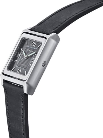 Heritor Zegarek automatyczny "Esteban" w kolorze srebrno-czarnym