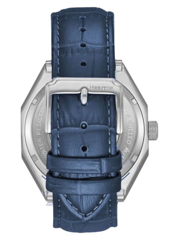 Heritor Automatikuhr ''Antoni'' in Blau/ Silber