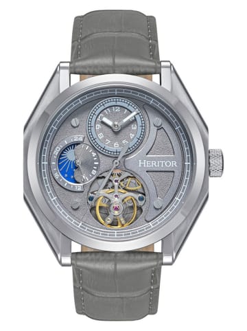 Heritor Automatikuhr ''Antoni'' in Grau/ Silber