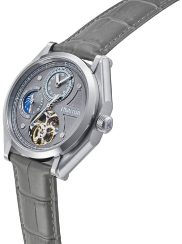Heritor Zegarek automatyczny "Antoni" w kolorze srebrno-szarym