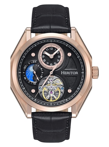 Heritor Automatikuhr ''Antoni'' in Schwarz/ Gold