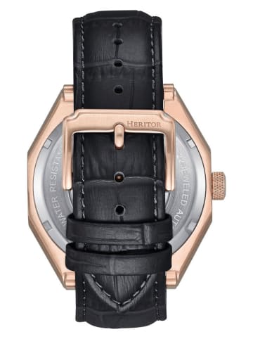 Heritor Automatikuhr ''Antoni'' in Schwarz/ Gold