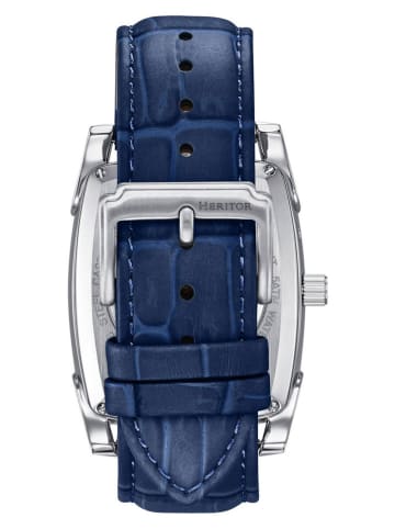 Heritor Automatikuhr ''Valentin'' in Blau/ Silber/ Weiß