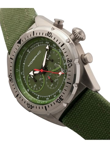 Morphic Chronograaf "M53 series" groen/zilverkleurig