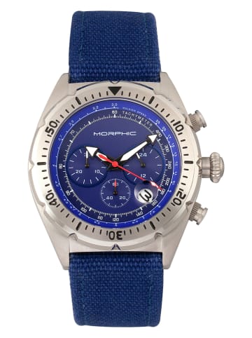 Morphic Chronograaf "M53 Series" blauw/zilverkleurig
