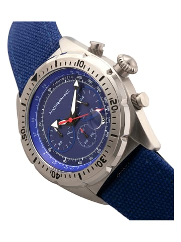 Morphic Chronograaf "M53 Series" blauw/zilverkleurig