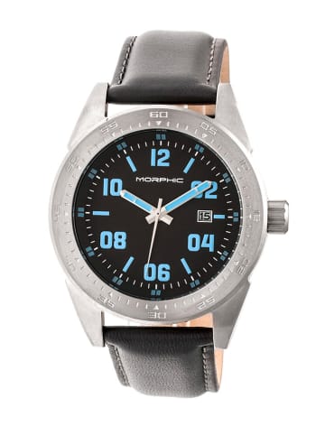 Morphic Kwartshorloge "M63 Series" zwart/zilverkleurig