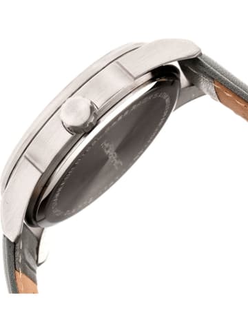 Morphic Kwartshorloge "M63 Series" grijs/zilverkleurig/zwart