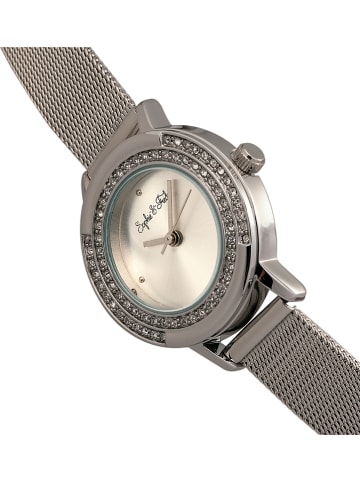 Sophie & Freda Zegarek kwarcowy "Cambridge" w kolorze srebrnym