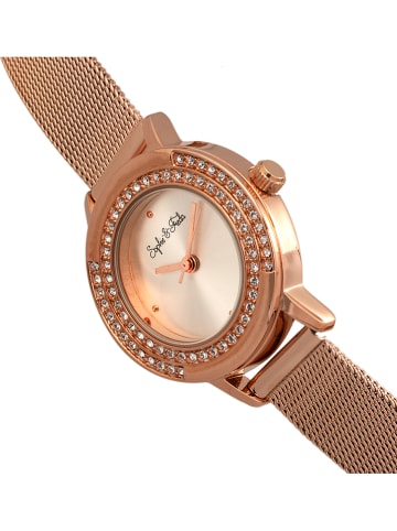 Sophie & Freda Quarzuhr "Cambridge" in Silber/ Roségold