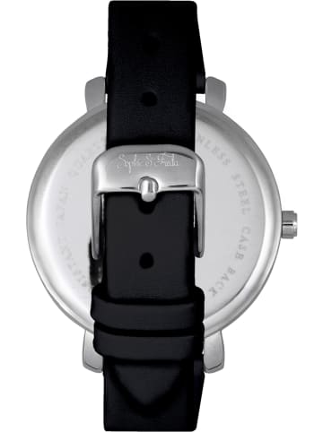 Sophie & Freda Quarzuhr "Key West" in Schwarz/ Silber